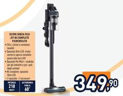 Samsung - Aspirapolvere Senza Filo Jet™ 85 Complete 210W VS20C8524TB