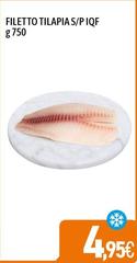 Filetto Tilapia S/P Iqf