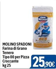 Molino spadoni - Farina Di Grano Tenero Tipo 00 Per Pizza Croccante
