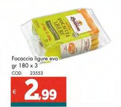 Focaccia Ligure Evo