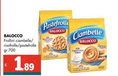 Balocco - Frollini Ciambelle/ Risofrolle/Pasterollle