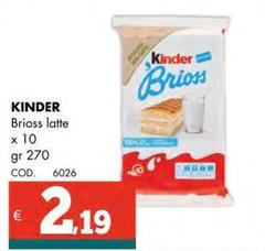 Kinder - Brioss Latte