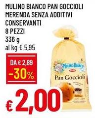 Mulino Bianco - Pan Goccioli Merenda Senza Additivi Conservanti