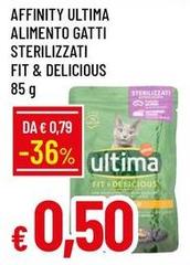 Ultima - Affinity Alimento Gatti Sterilizzati Fit & Delicious
