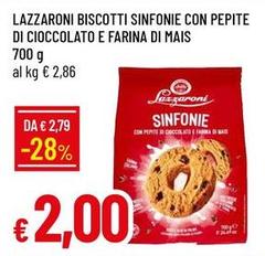 Lazzaroni - Biscotti Con Pepite Di Cioccolato E Farina Di Mais