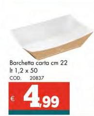 Barchetta Carta Cm 22