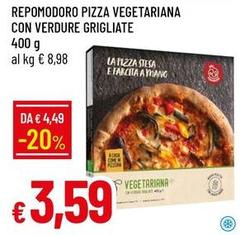 Repomodoro Pizza Vegetariana Con Verdure Grigliate