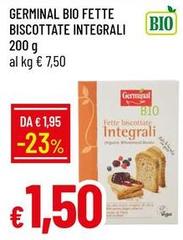 Germinal - Bio Fette Biscottate Integrali