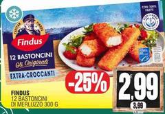 Findus - 12 Bastoncini Di Merluzzo
