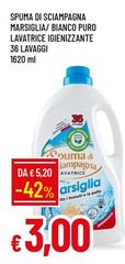 Spuma di Sciampagna - Marsiglia/ Bianco Puro Lavatrice Igienizzante