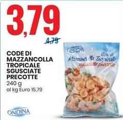 Ondina - Code Di Mazzancolla Tropicale Sgusciate Precotte