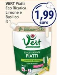 Vert - Piatti Eco Ricarica Limone E Basilico