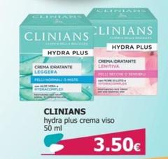 Clinians - Hydra Plus Crema Viso