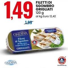 Ondina - Filetti Di Sgombro Grigliati