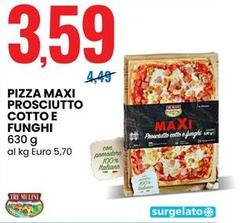 Tre Mulini - Pizza Maxi Prosciutto Cotto E Funghi