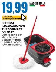 Vileda - Sistema Lavapavimenti Turbo Smart 