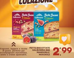 Galbusera - Fette Biscottate Mandorle/ Nocciole