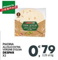 Despar - Piadina All'Olio Extra Vergine D'Oliva