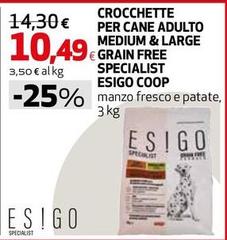 Coop - Crocchette Per Cane Adulto Medium & Large Grain Free Specialist
