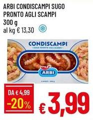 Arbi - Condiscampi Sugo Pronto Agli Scampi
