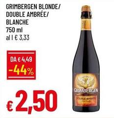 Grimbergen - Blonde/ Double Ambrée/ Blanche
