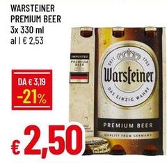 Warsteiner - Premium Beer