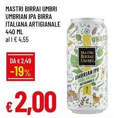 Mastri birrai umbri - Umbri Imbrian Ipa Birra Italiana Artigianale