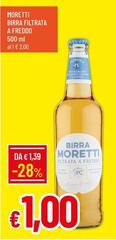 Moretti - Birra Filtrata A Freddo