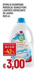 Spuma di Sciampagna - Marsiglia/ Bianco Puro Lavatrice Igienizzante