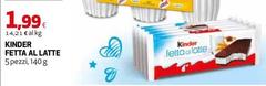 Kinder - Fetta Al Latte