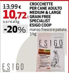 Coop - Crocchette Per Cane Adulto Medium & Large Grain Free Specialist