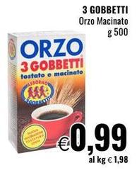 Asborno 3 gobbetti - Orzo Macinato