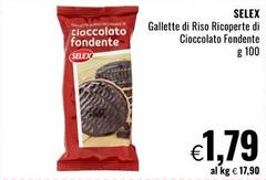 Selex - Gallette Di Riso Ricoperte Di Cioccolato Fondente