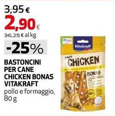 Vitakraft - Bastoncini Per Cane Chicken Bonas