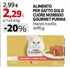 Purina - Alimento Per Gatto Gold Cuore Morbido Gourmet