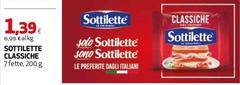 Sottilette - Classiche