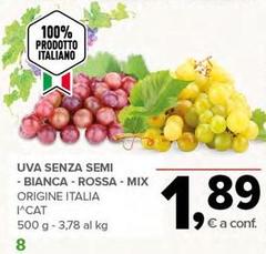 Uva Senza Semi Bianca/Rossa/Mix