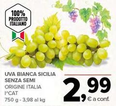 Uva Bianca Sicilia Senza Semi