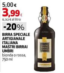 Birra Speciale Artigianale Italiana Mastri Birrai Umbri