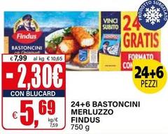 Findus - 24+6 Bastoncini Merluzzo