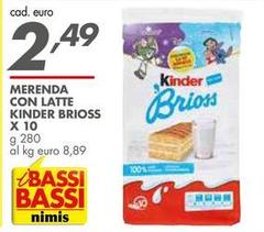 Kinder - Merenda Con Latte X 10
