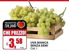 Uva Bianca Senza Semi