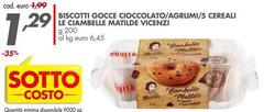 Matilde - Biscotti Gocce Cioccolato