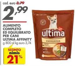 Ultima - Alimento Completo Ed Equilibrato Per Cani Affinity