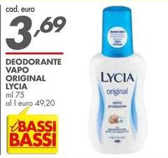 Lycia - Deodorante Vapo Original