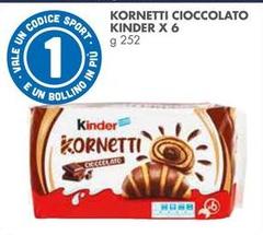 Kinder - Kornetti Cioccolato X 6