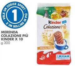 Kinder - Merenda Colazione Più
