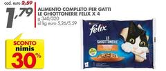 Purina - Alimento Completo Per Gatti Le Ghiottonerie Felix X 4