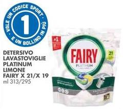 Fairy - Detersivo Lavastoviglie Platinum Limone