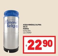 Maniva - Acqua Minerale Alpina Seltz